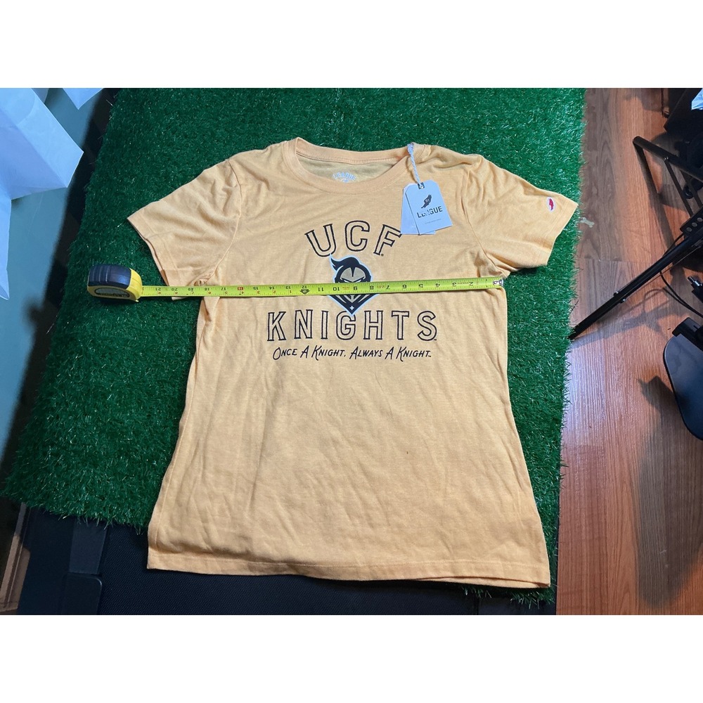League 91 UCF Knights T-Shirt XL Gold Recycled Sustainably Made NWT 2105930